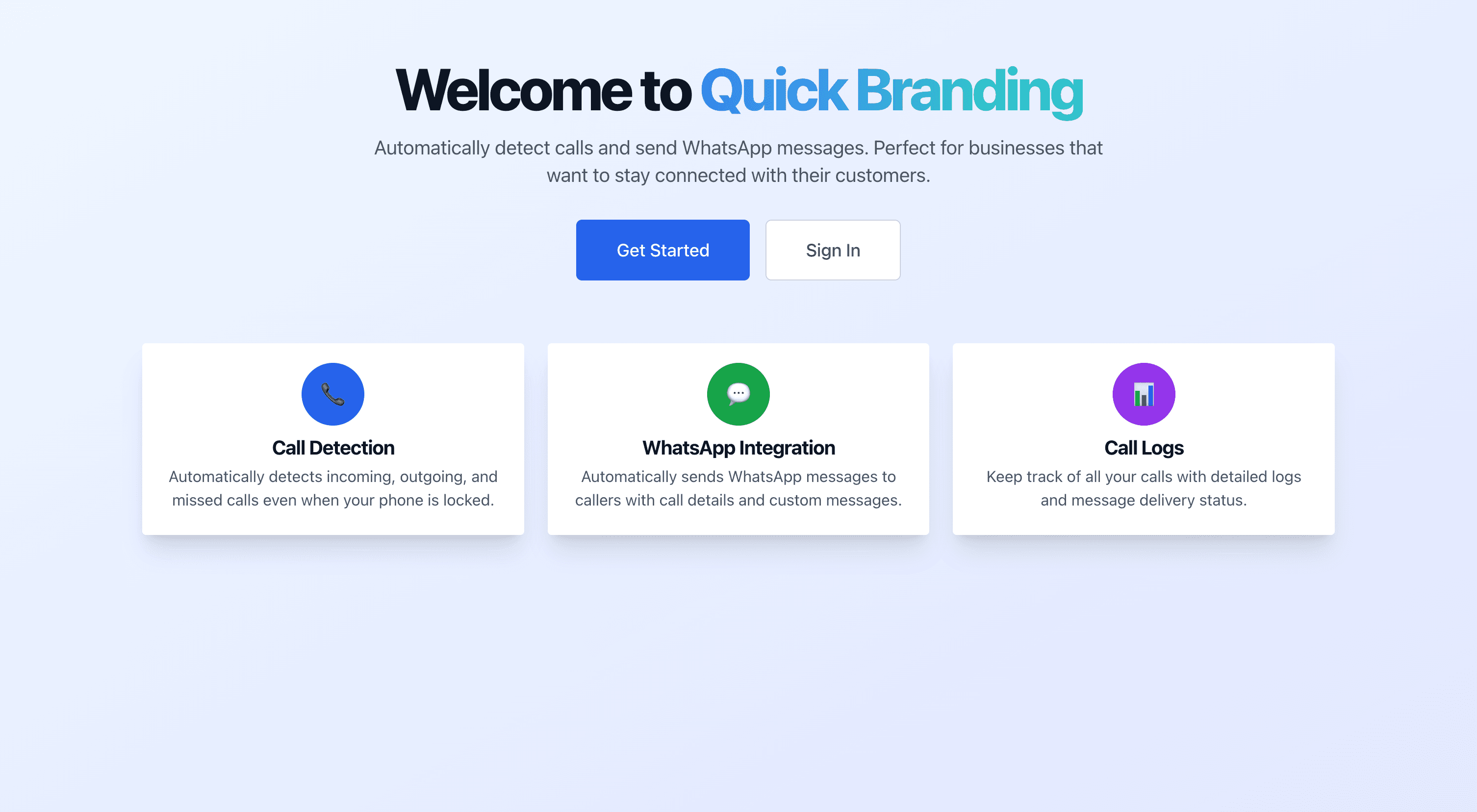 Quick Branding
